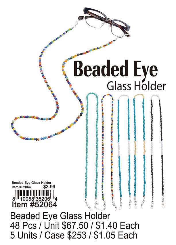 Beaded Eye Glass Holder