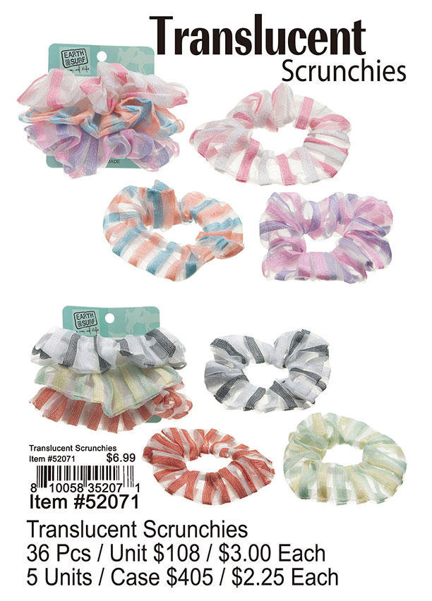 Translucent Scrunchies