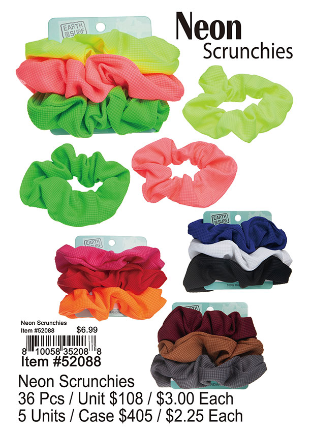 Neon Scrunchies