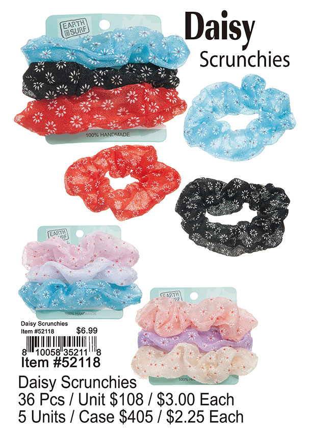 Daisy Scrunchies