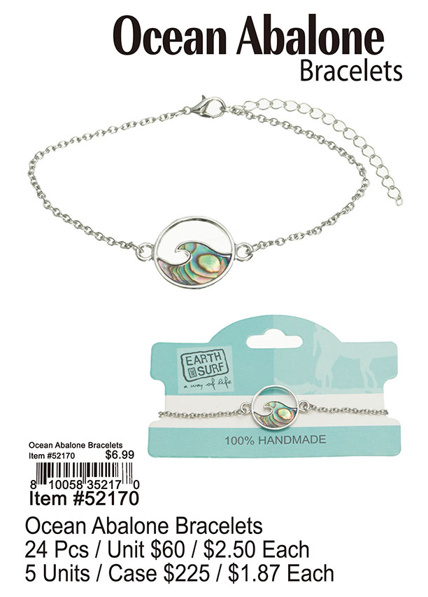 Ocean Abalone Bracelets