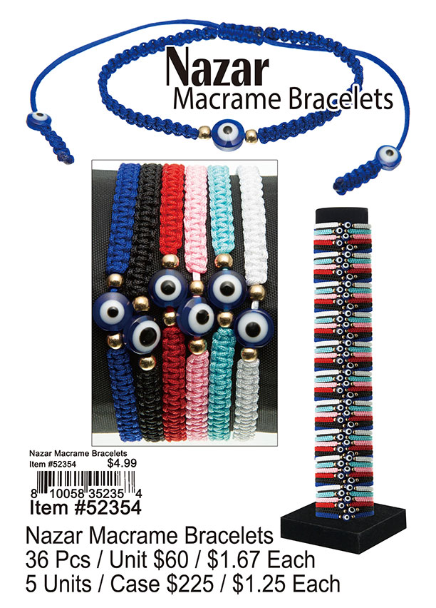 Nazar Macrame Bracelets