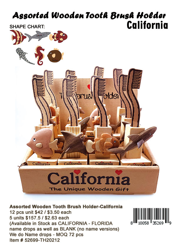 Sea Life Tooth Brush Holder-California