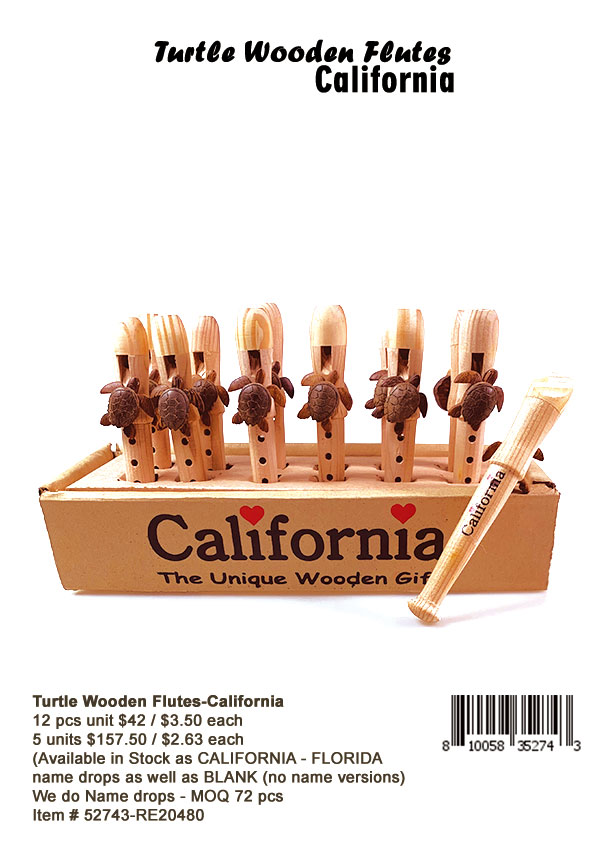 Turtle Wooden Flutes-California