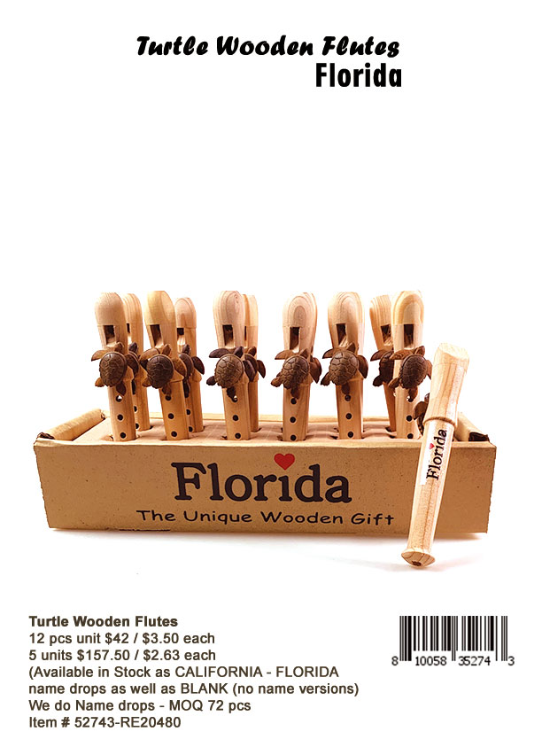 Turtle Wooden Flutes-Florida