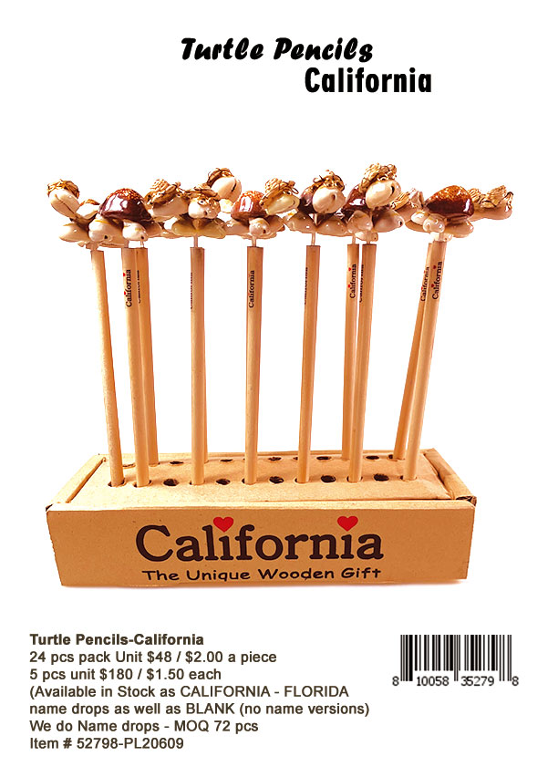 Turtle Pencils-California