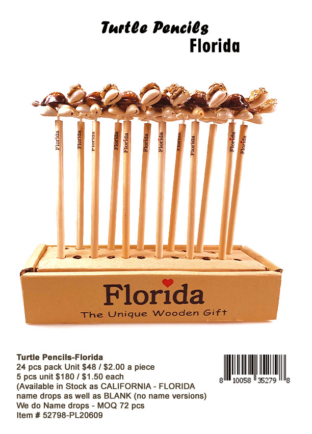 Turtle Pencils-Florida