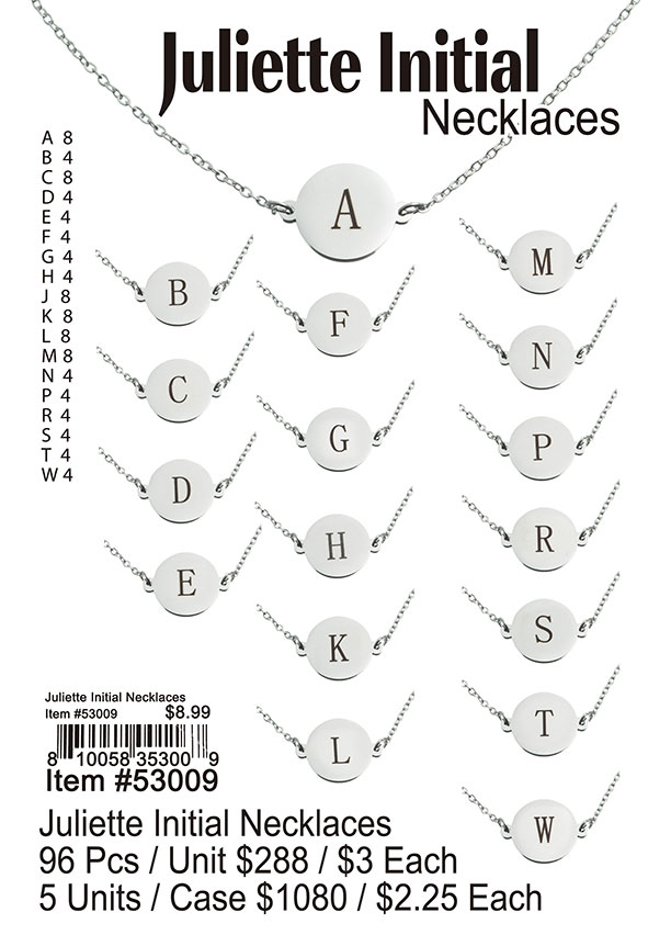 Juliette Initial Necklaces