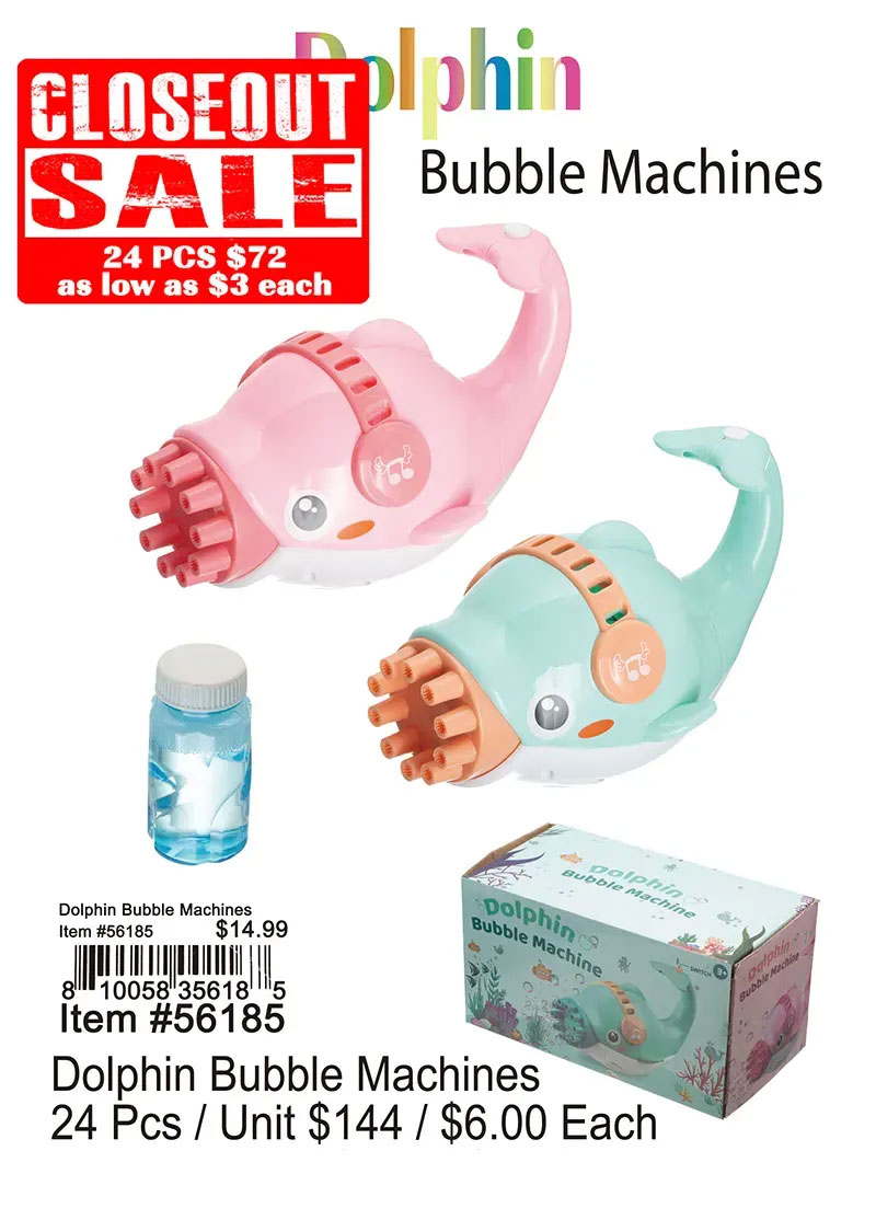 Dolphin Bubble Machines