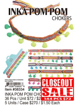 Inka Pom Pom Chokers
