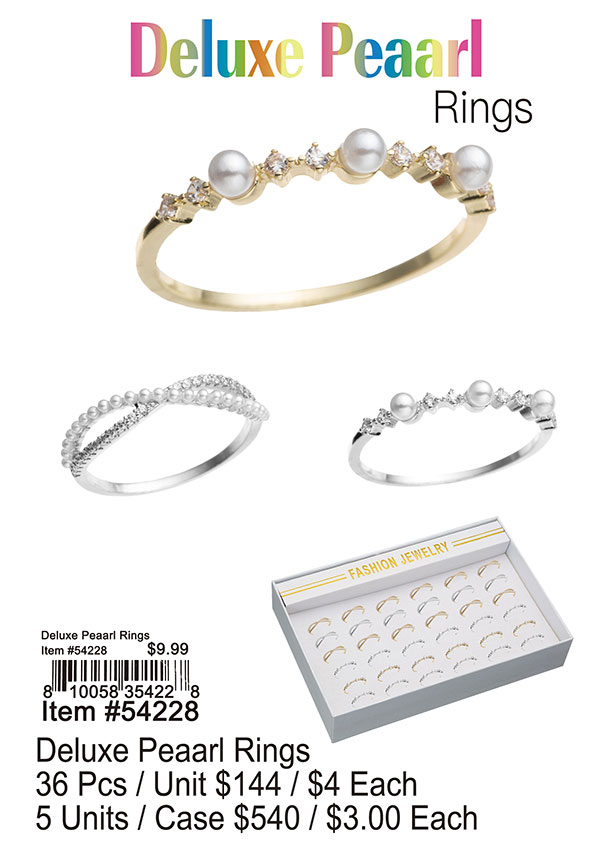 Deluxe Pearl Rings
