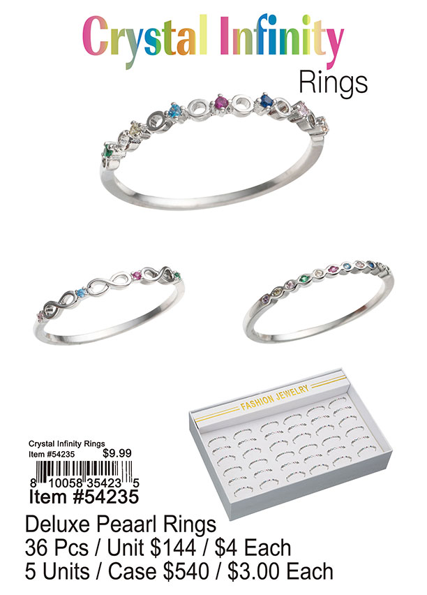 Crystal Infinity Rings