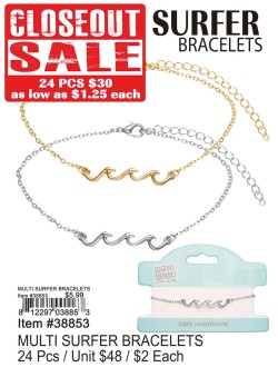 Multi Surfer Bracelets