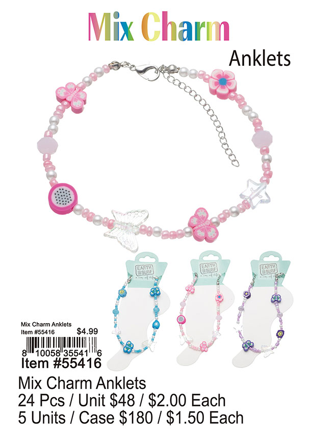 Mix Charm Anklets