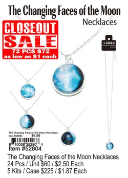 The Changing Faces Of The Moon Necklaces