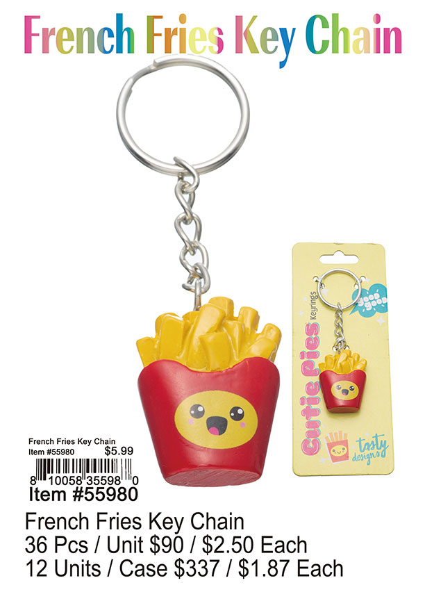 French Fries Keychain