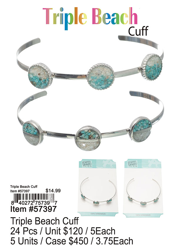 Triple Beach Cuff