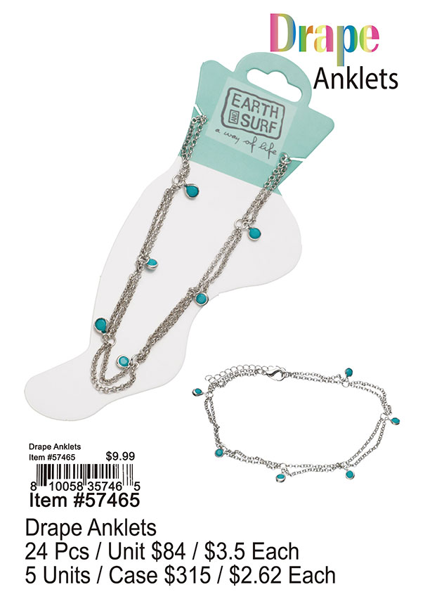 Drape Anklets