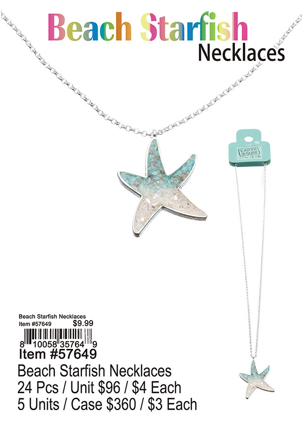 Beach Starfish Necklaces