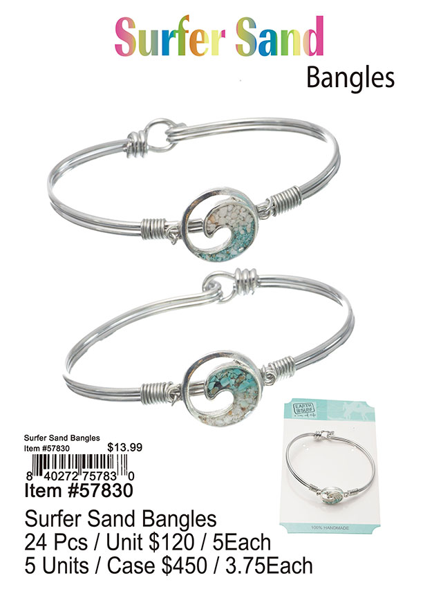 Surfer Sand Bangles