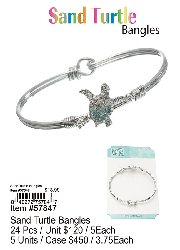 Sand Turtle Bangles