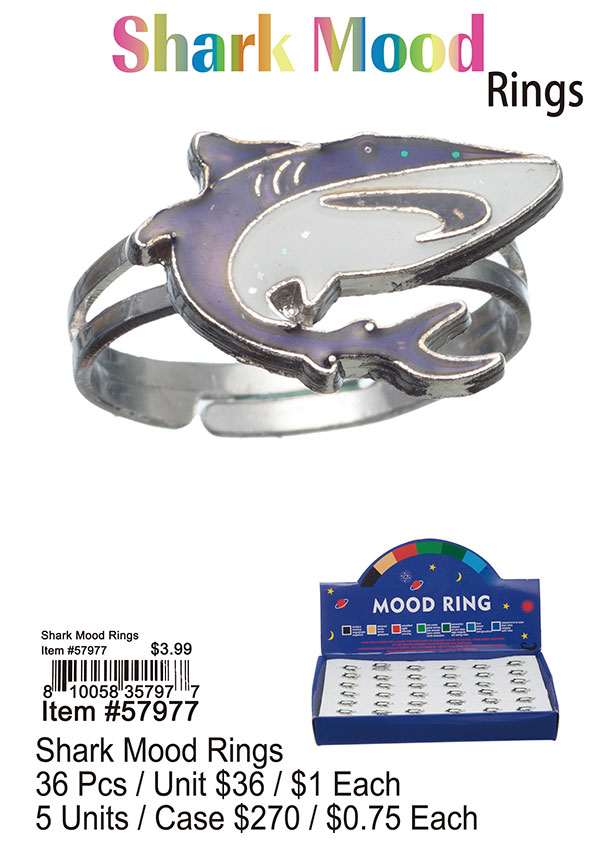 Shark Mood Rings