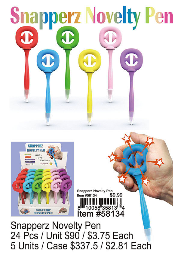 Snapperz Novelty Pen