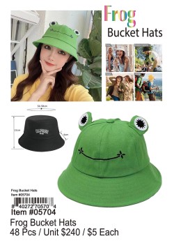 Frog Bucket Hat 48 Pcs.