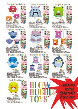 Blow Bubble Toys Last Call Deal