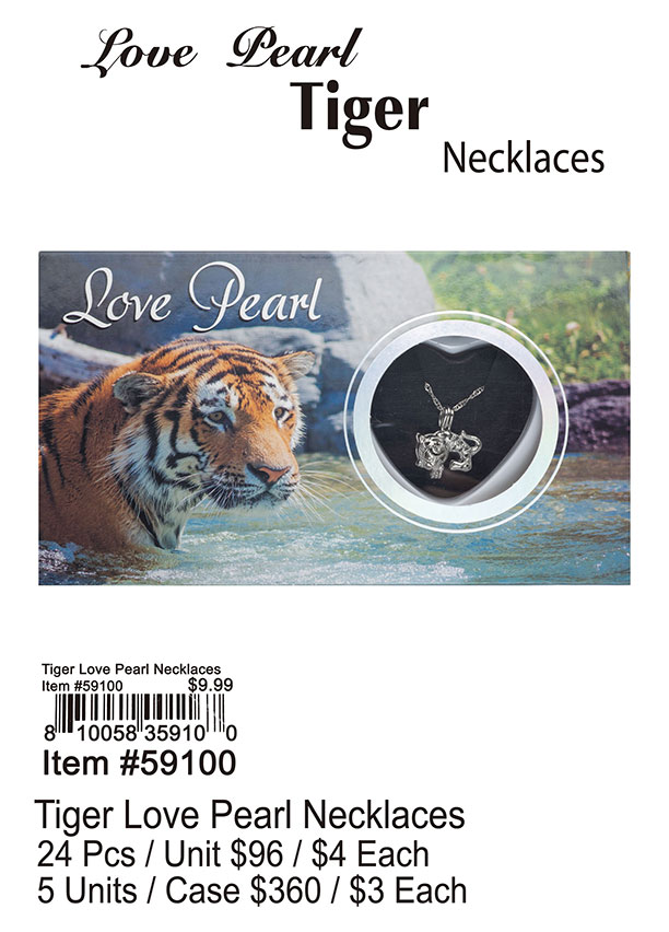 Tiger Love Pearl Necklaces