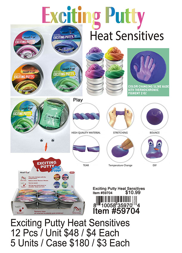 Exciting Putty Heat Sensitives