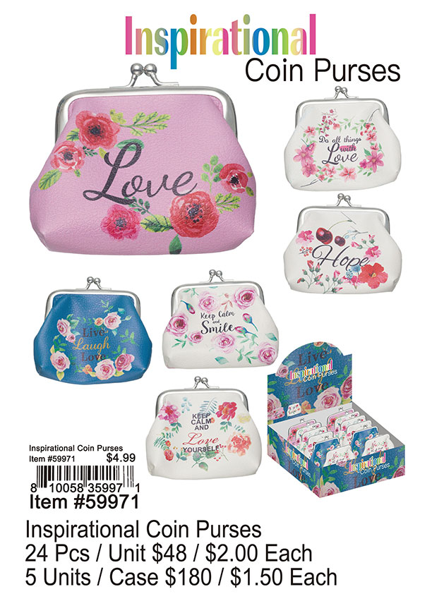 Inspirational Coin Purses