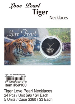 Tiger Love Pearl Necklaces