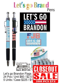 Lets Go Brandon Pens