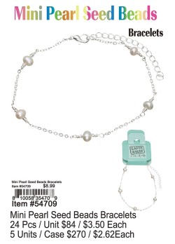 Mini Pearl Seed Beads Bracelets