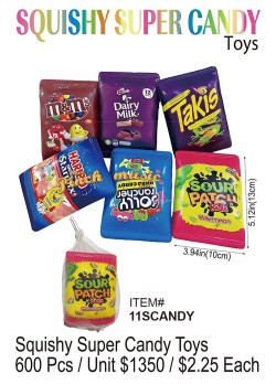 Squishy Super Candy Toys