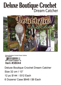 Deluxe Boutique Crochet Dream Catcher
