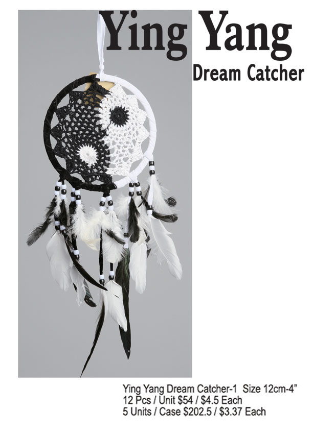 Yin Yang Dream Catcher 12Cm-4