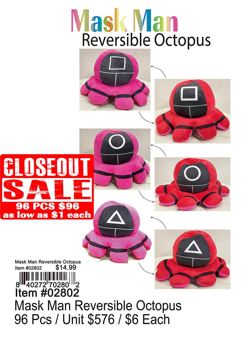 Mask Man Reversible Octopus (CL)