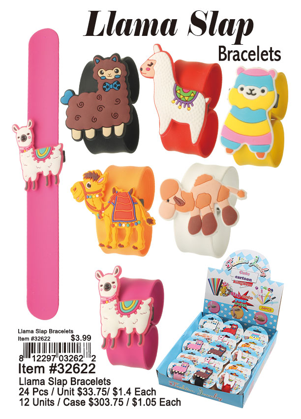 Llama Slap Bracelets