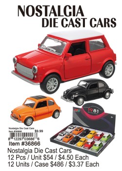 Nostalgia Die Cast Cars