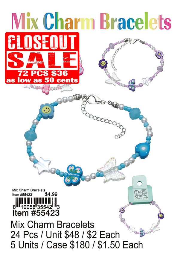 Mix Charm Bracelets (CL)