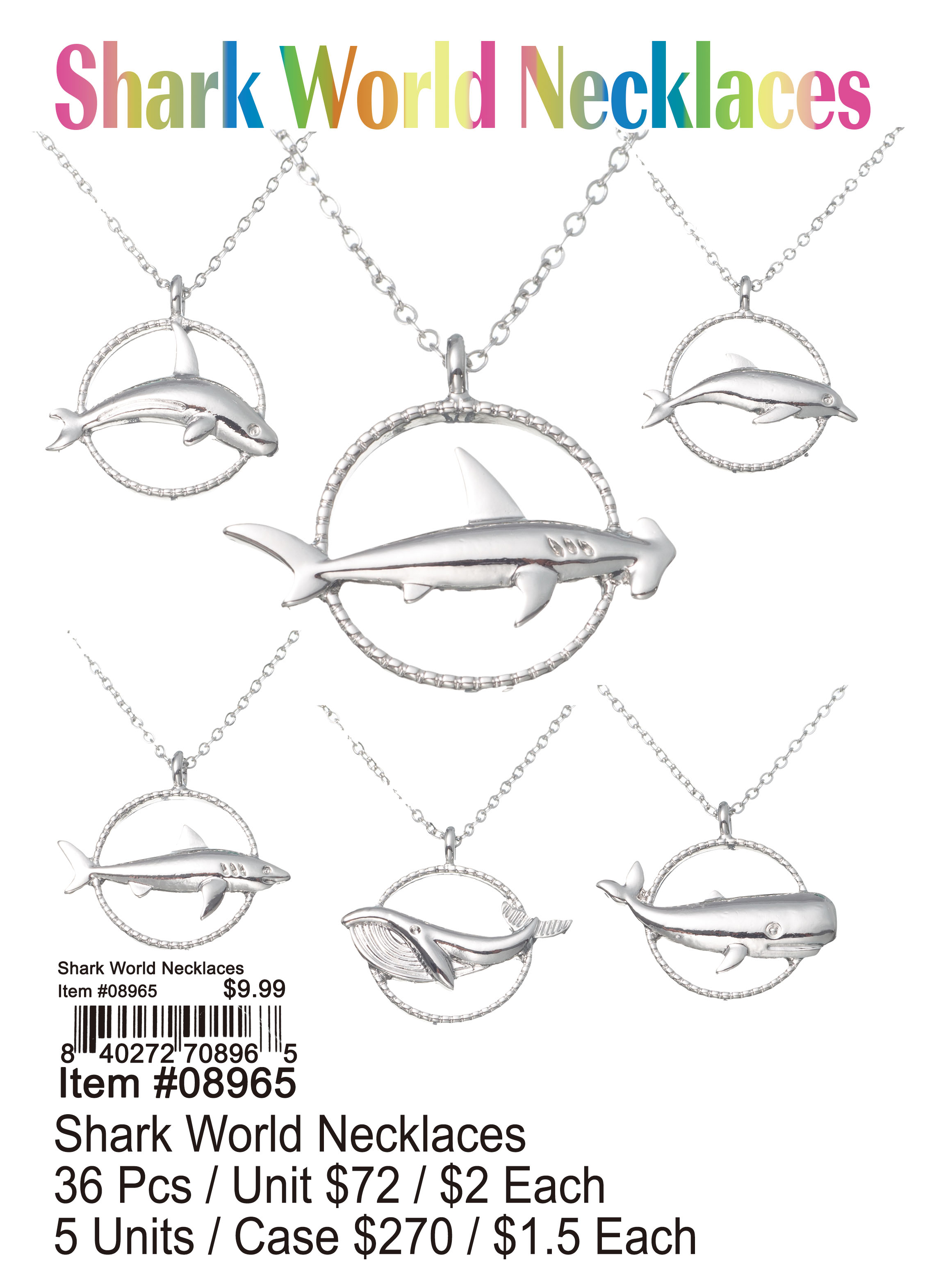 Shark World Necklaces