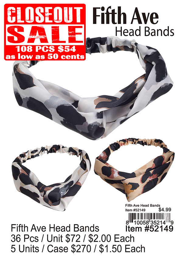 Fifth Ave Head Bands (CL)