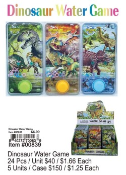 Dinosaur Water Game