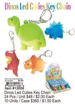 Dinos Led Cuties Keychain