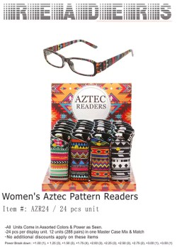Women Aztec Pattern Readers
