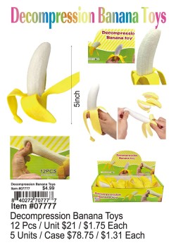 Decompression Banana Toys