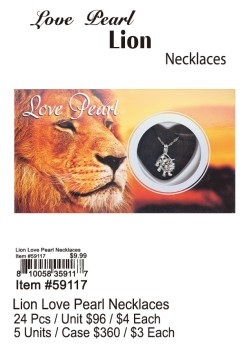Lion Love Pearl Necklaces