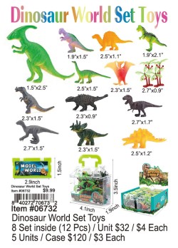 Dinosaur World Set Toys